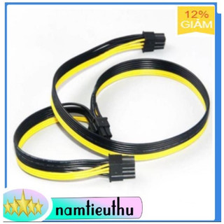 Dây 6 pin ra 2 đầu 8 (6+2) cho nguồn server mới
