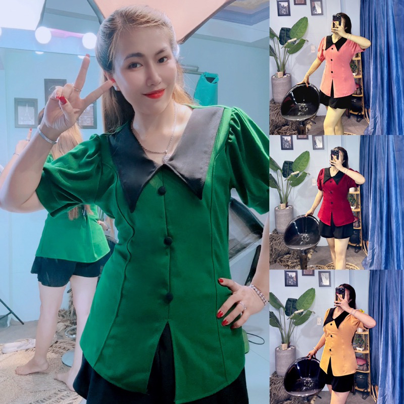 Set bộ quần giả váy Big size dành cho khách ngoại cỡ từ 60-90 ký