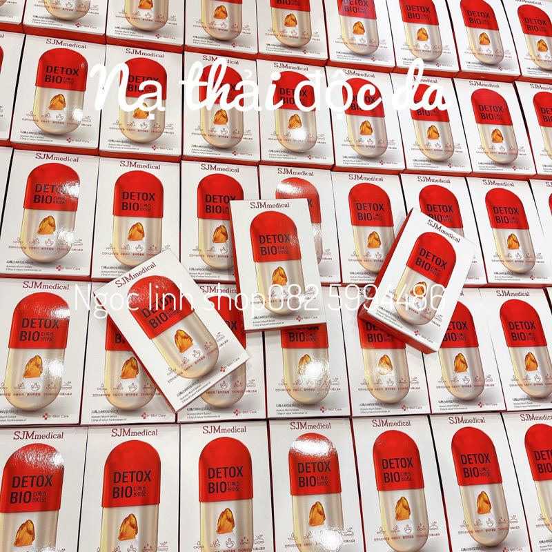 SÉT 10 MIẾNG NẠ THẢI ĐỘC DA DETOX BIO