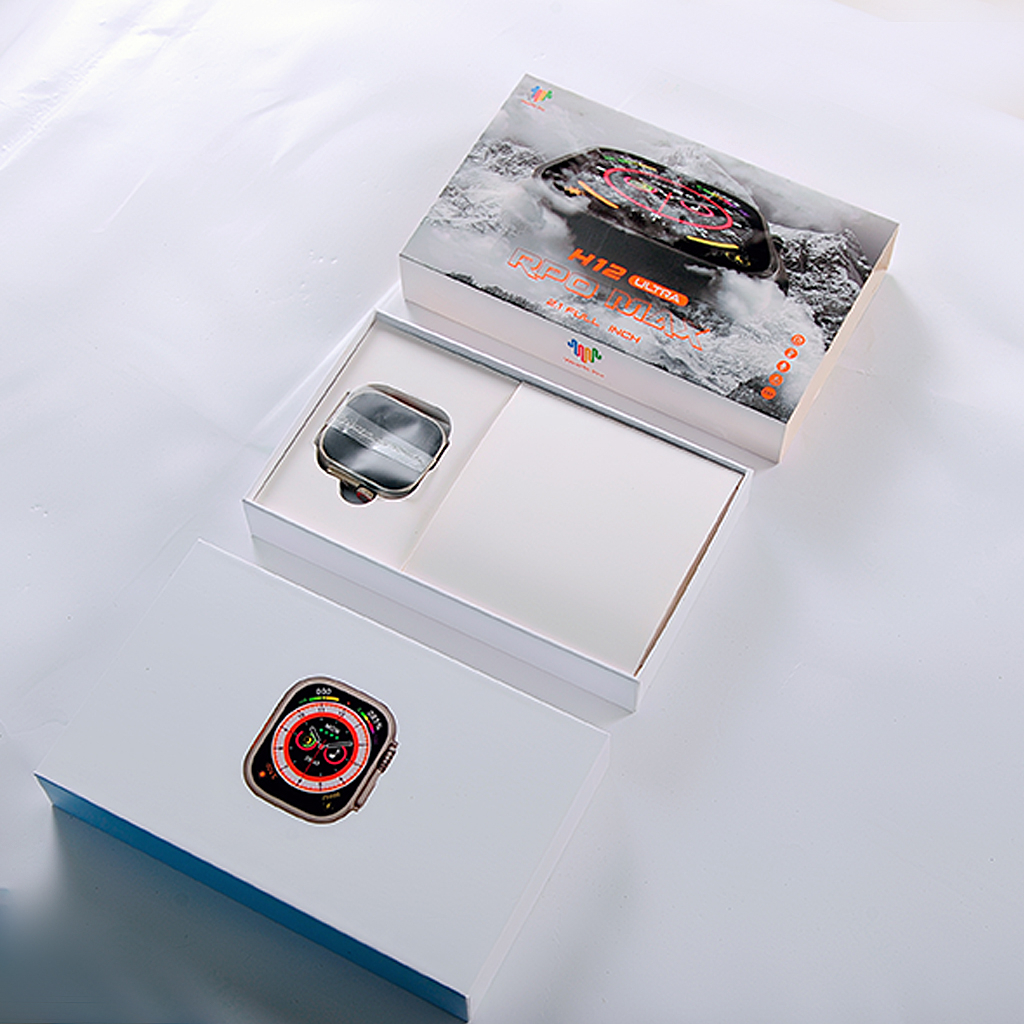 🌟Đồng Hồ Thông Minh H12 Ultra Max 🌟| Màn Hình 2.05 inch | Nhận Full Thông Báo | Giao Diện Menu Tổ Ong🌟