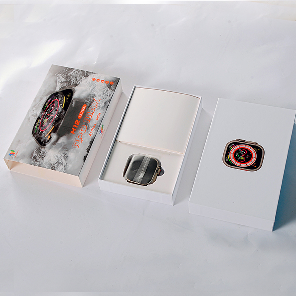 🌟Đồng Hồ Thông Minh H12 Ultra Max 🌟| Màn Hình 2.05 inch | Nhận Full Thông Báo | Giao Diện Menu Tổ Ong🌟