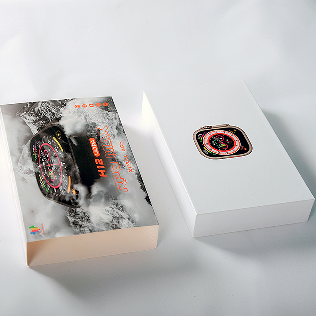 🌟Đồng Hồ Thông Minh H12 Ultra Max 🌟| Màn Hình 2.05 inch | Nhận Full Thông Báo | Giao Diện Menu Tổ Ong🌟