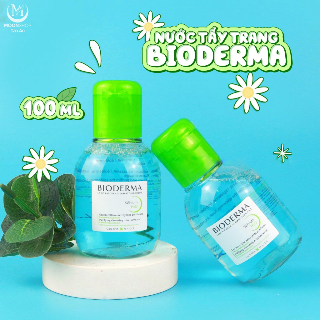 TẨY TRANG BIODERMAAA SEBIUM VÀ CRAELINE XANH / HỒNG