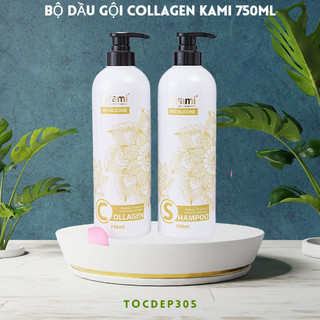 ✅ DẦU GỘI  XẢ PHỤC HỒI TÓC KAMI 750ML (KHÔNG CHỨA SILICON)