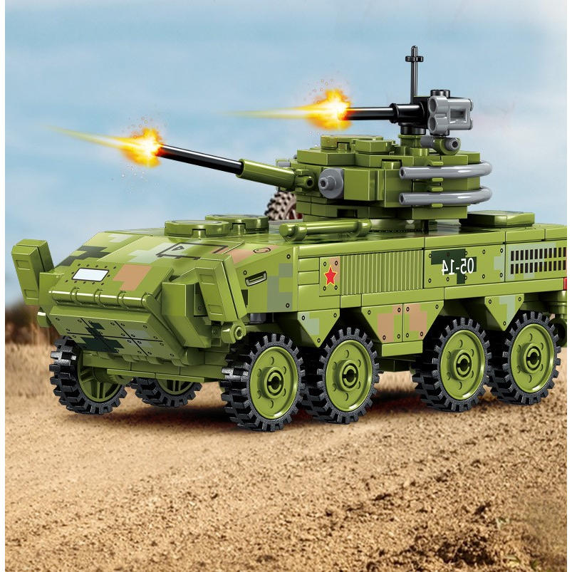 Đồ chơi Lego lắp ráp Xe tăng bánh lốp 8x8 - SEMBO 203114