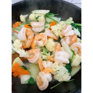 Tôm nõn bóc vỏ 1khay 380-400gr (giao hoả tốc HCM)