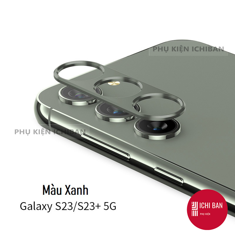 Miếng Kim Loại Bảo Vệ Camera Samsung S23 Ultra, S23 Plus, S23 HỢP KIM NHÔM, Ốp viền camera chống trầ