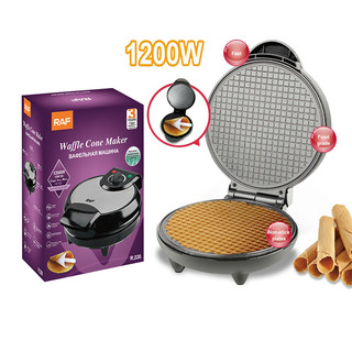 Máy Làm Ốc Quế RAF 1200W, Làm Vỏ Bánh Quế