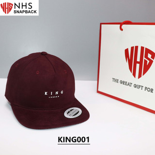 Mũ NHS Snapback Đỏ Đô - Đẳng Cấp Nhà Vua KingR.