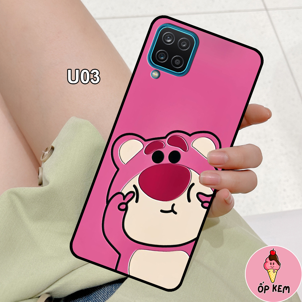 Ốp SamSung A12 - M12 - A22 4G - A22 5G In Hình Gấu Dâu Lotso Cực Trend
