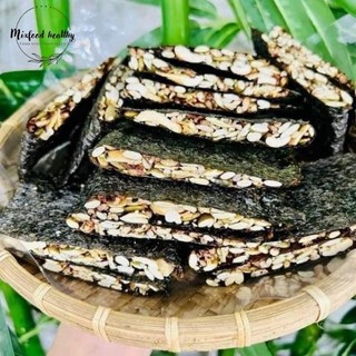 500g Rong biển kẹp hạt ăn liền, mix hạt siêu ngon, hỗ trợ ăn kiêng, ăn vặt