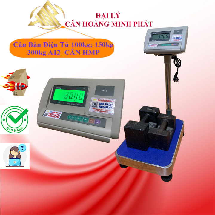 CÂN TẠ ĐIỆN TỬ, CÂN BÀN 150kg A12 YAOHUA TAIWAN Siêu chính xác chất lượng