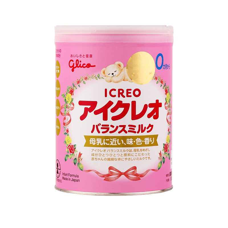 Combo 4 TPDD công thức Glico Icreo Balance Milk số 0 hộp 800g