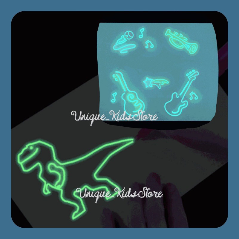 Bảng vẽ phát sáng 3D, bảng vẽ ma thuật phát sáng siêu độc lạ