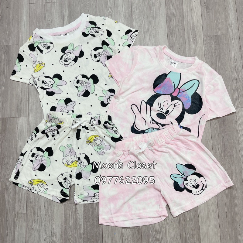 VD- Bộ cotton mickey size 18/24m-4/5y