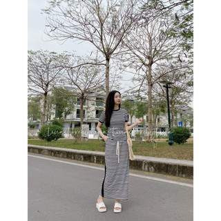 Set váy kẻ 2 chi tiết