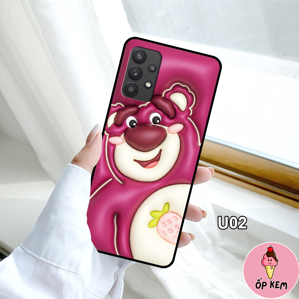 Ốp SamSung A32 4G/5G - A52/52s - A72 In Hình Gấu Dâu Lotso Cực Trend