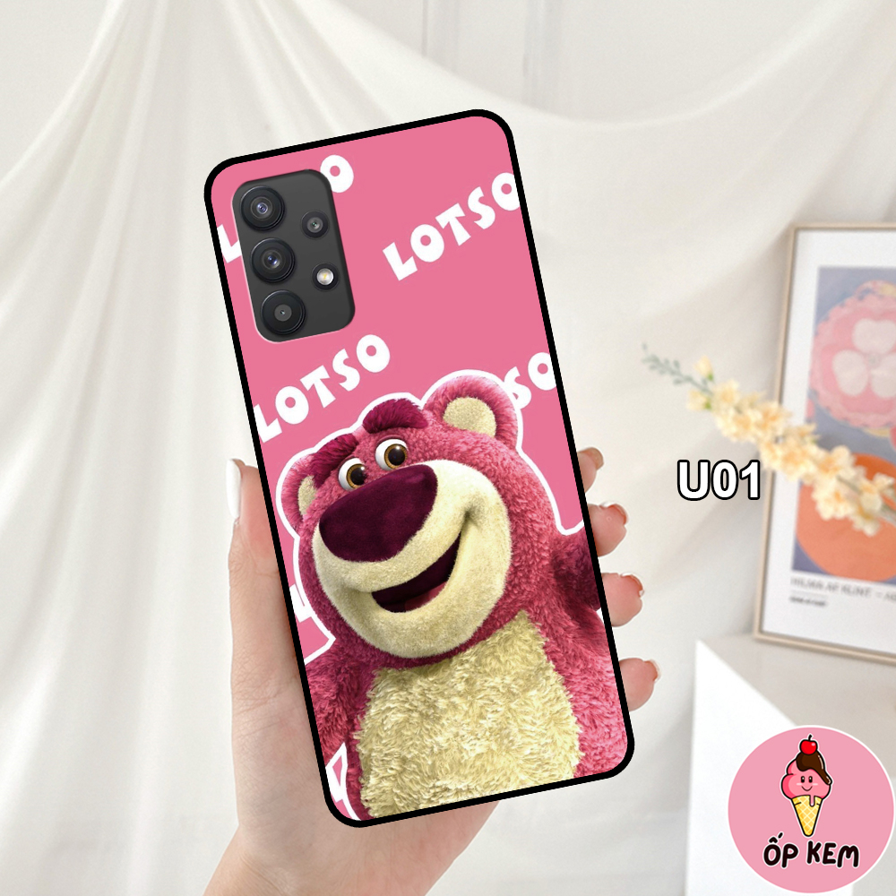 Ốp SamSung A32 4G/5G - A52/52s - A72 In Hình Gấu Dâu Lotso Cực Trend