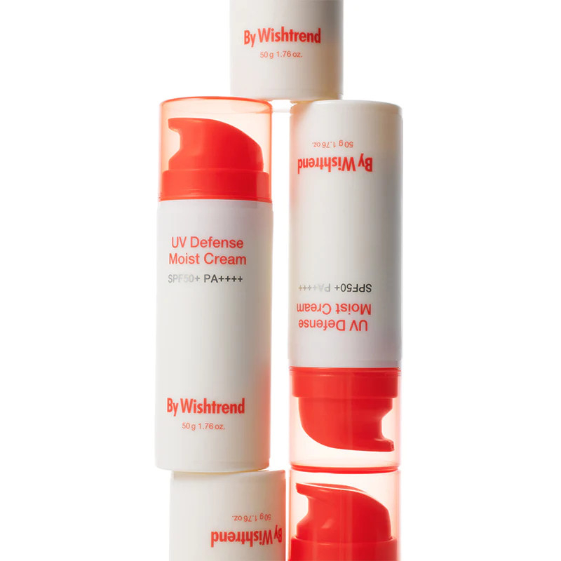 [MUA 1 TẶNG 1 MASK Derm All Matrix] Kem Chống Nắng By Wishtrend UV Defense Moist Cream SPF50+PA++++ 50g