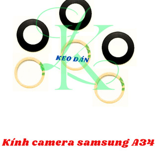Kính camera Samsung A34 có sẵn keo dán