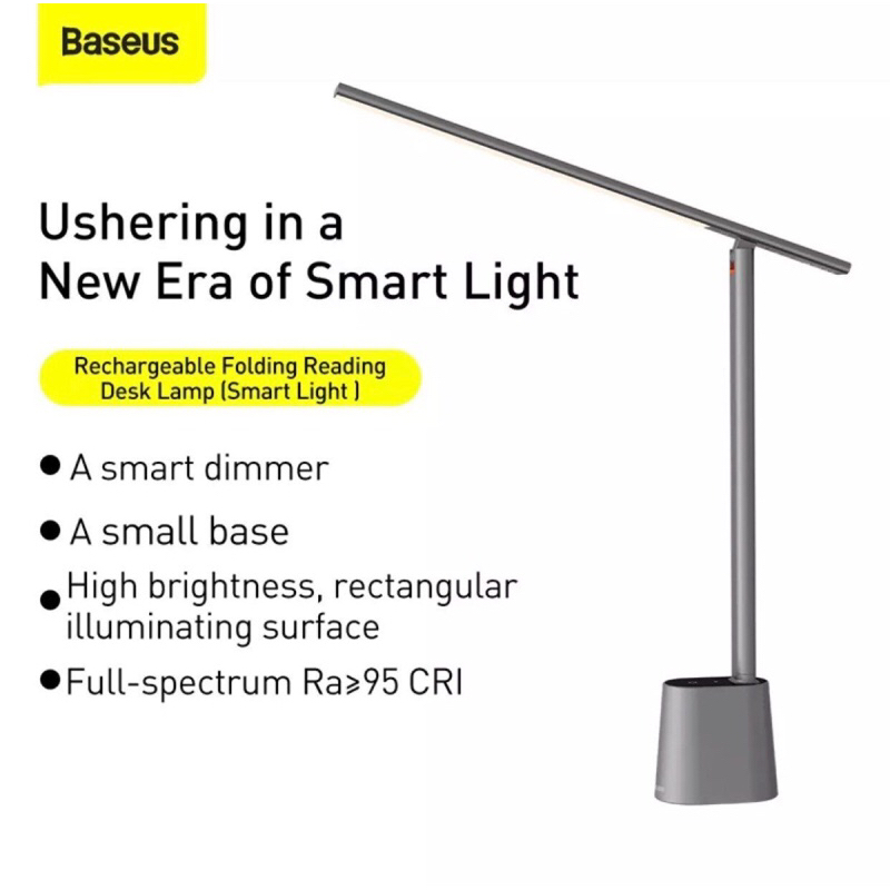 Đèn LED để bàn chống mỏi mắt, chống cận Baseus DGZG-02, pin 2200mAh Hỗ Trợ Làm Việc , Học Tập , Đọc Sách
