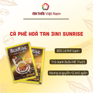 01 gói cà phê sữa 3 trong 1 sunrise - antháicafé