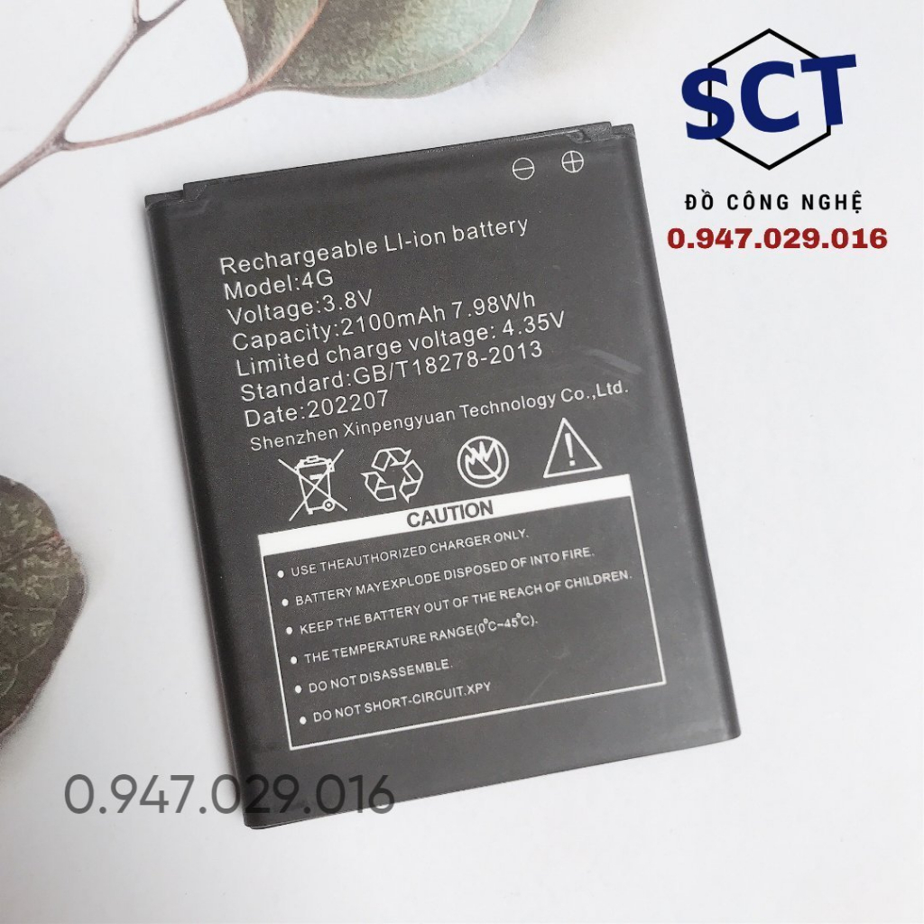 Pin Phụ Kiện Gắn Trong Cho Các Thiết Bị Phát Wifi 4G Pin 2100 mAh Cho Bộ Phát Viettel D6610