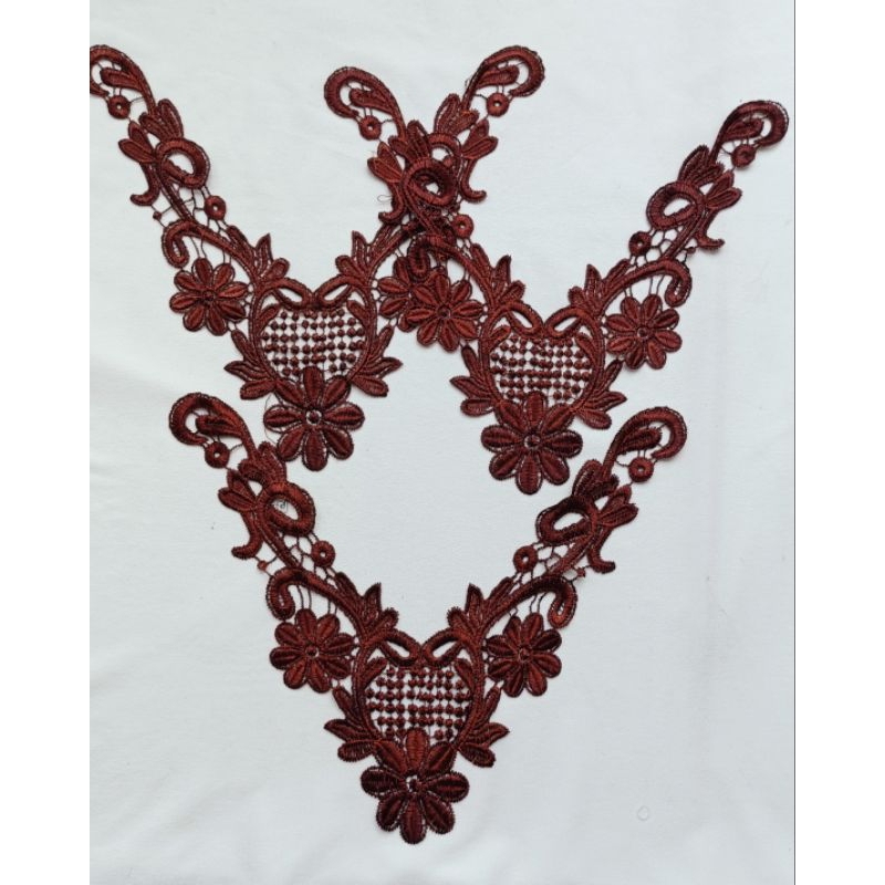 Cổ cotton thân trước