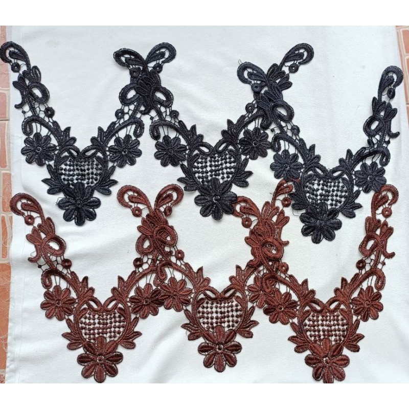 Cổ cotton thân trước