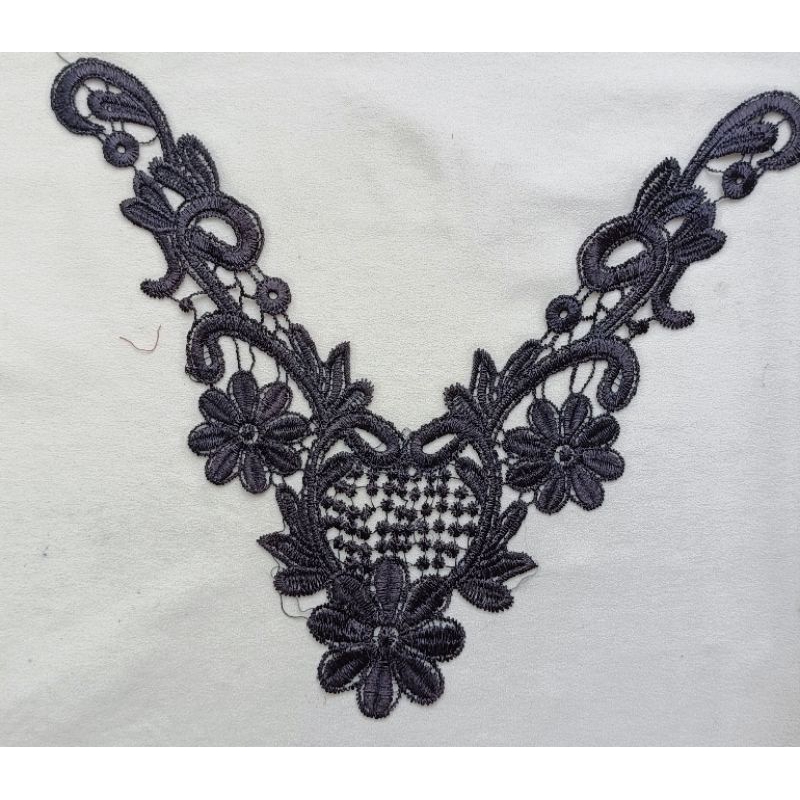 Cổ cotton thân trước