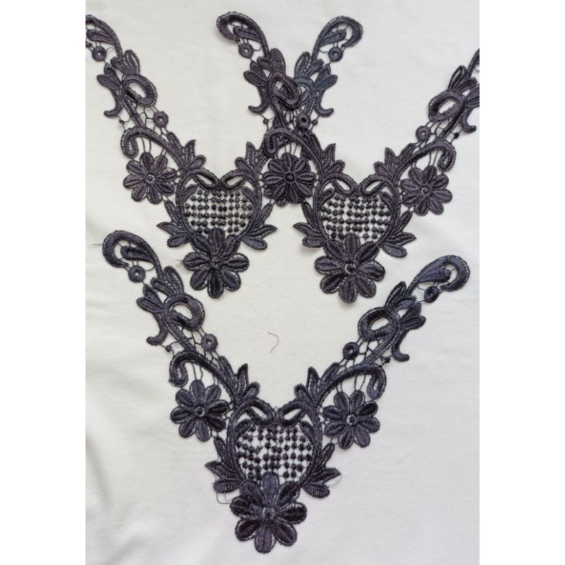 Cổ cotton thân trước