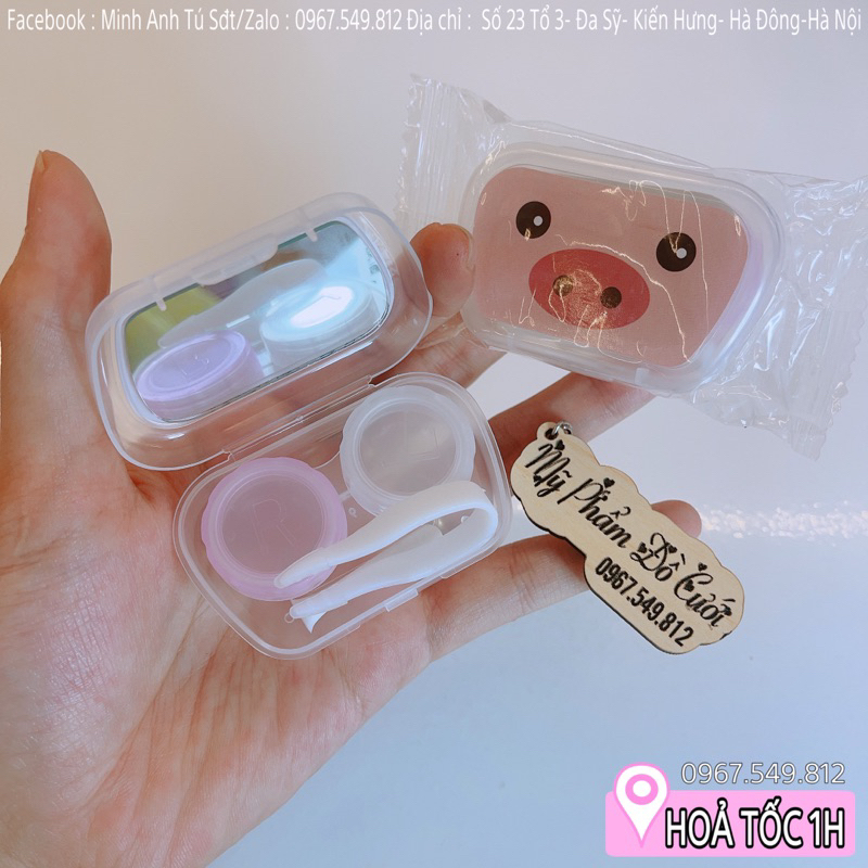 Bộ Dụng Cụ Đeo Lens Khay Gương [Hàng Loại 1]
