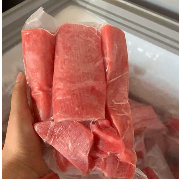 cá ngừ đại dương dai mềm khay 500gr