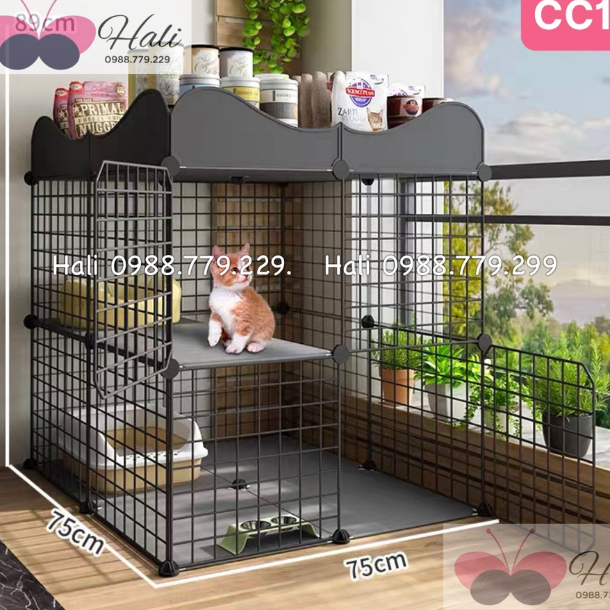 [ SALE + TẶNG CHỐT ] CHUỒNG/QUÂY/LỒNG/NHÀ/Ổ LÀM BẰNG LƯỚI SẮT LẮP GHÉP DÀNH CHO CHÓ,MÈO,SÓC,CHUỘT...(THÚ CƯNG,BỌ SÁT)