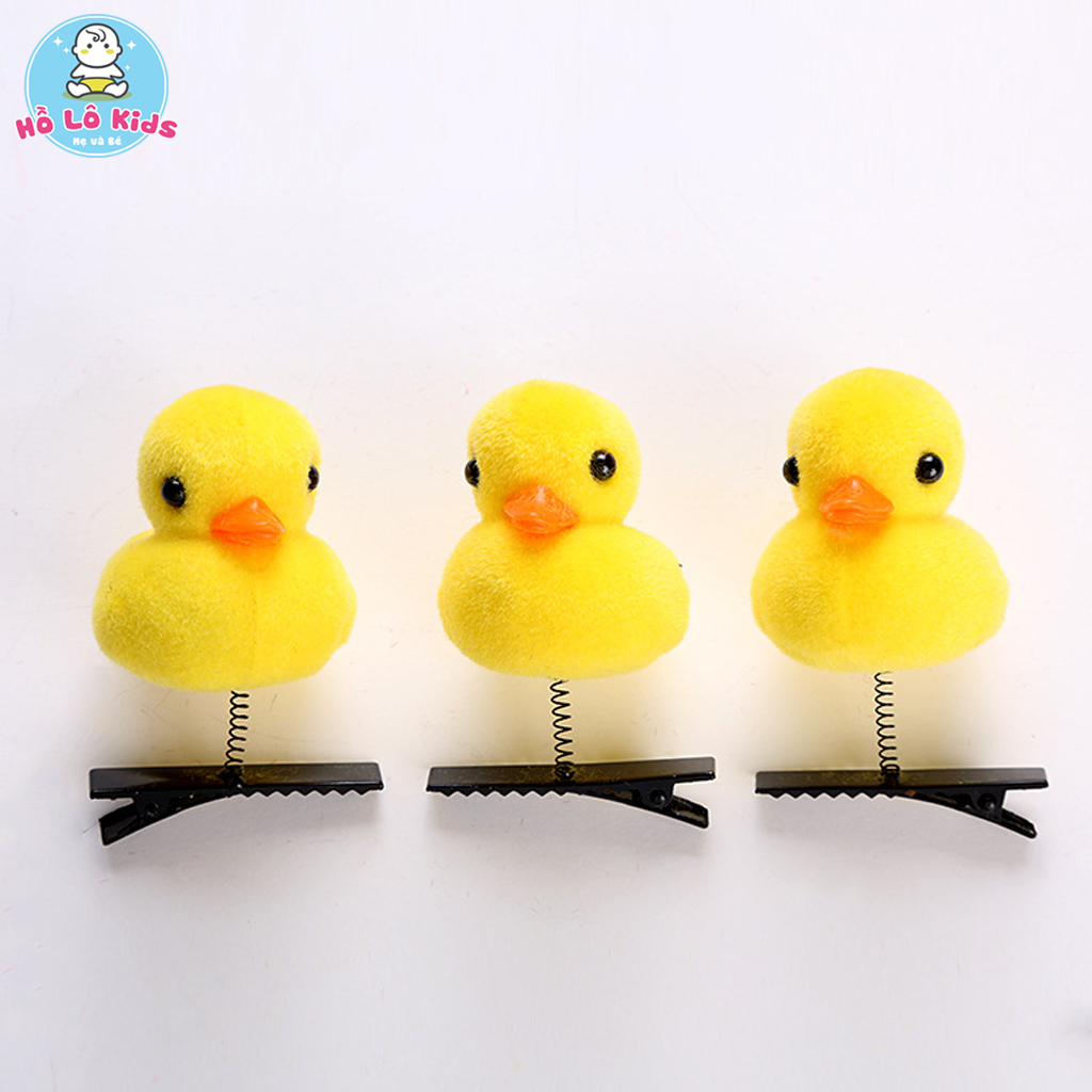 Kẹp tóc gà vàng cho bé gái dễ thương thời trang Hồ Lô Kids