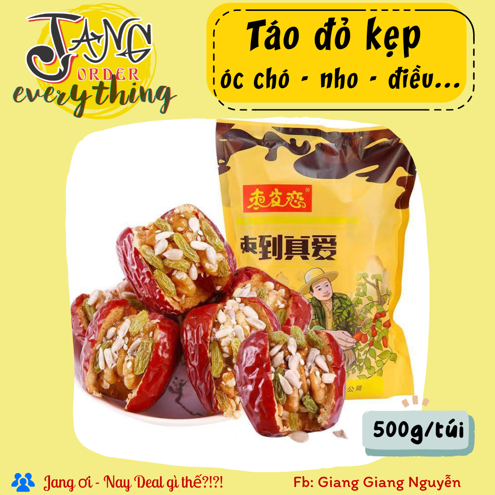 Táo đỏ kẹp Óc chó (size cực đại)
