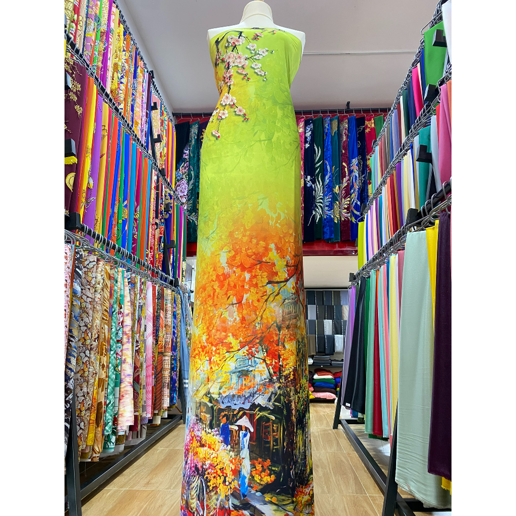 Lụa in thiết kế cao cấp