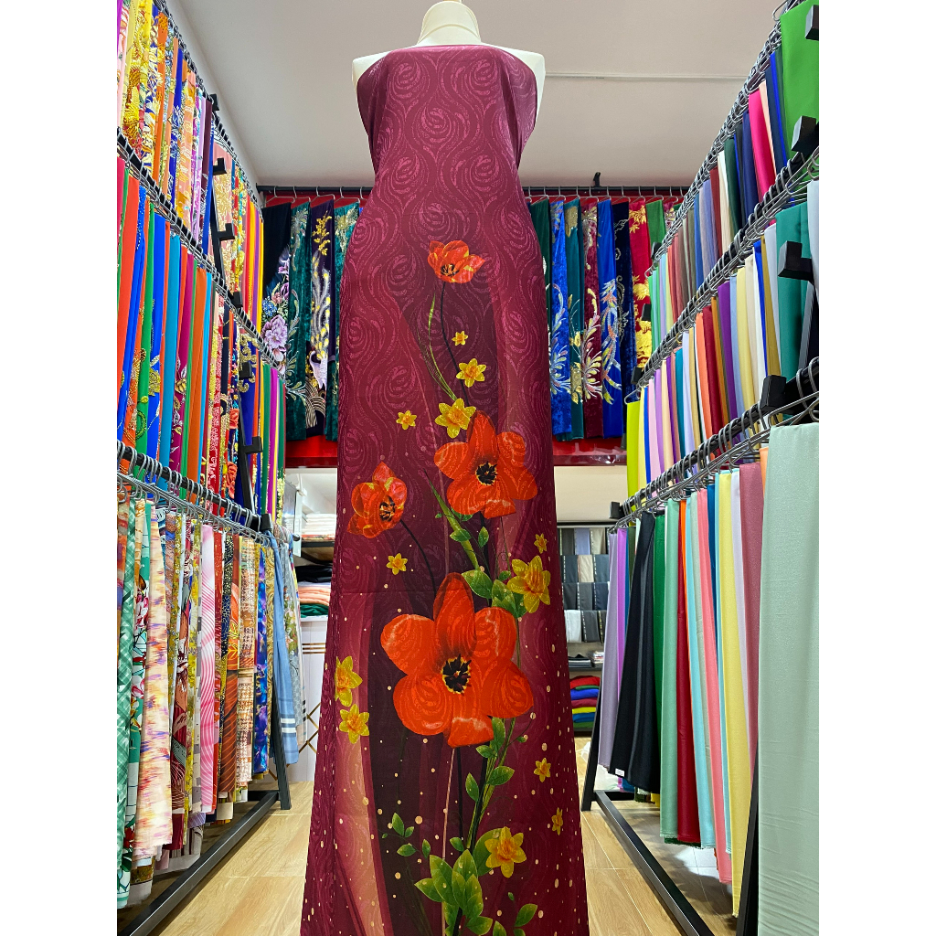 Lụa in thiết kế cao cấp