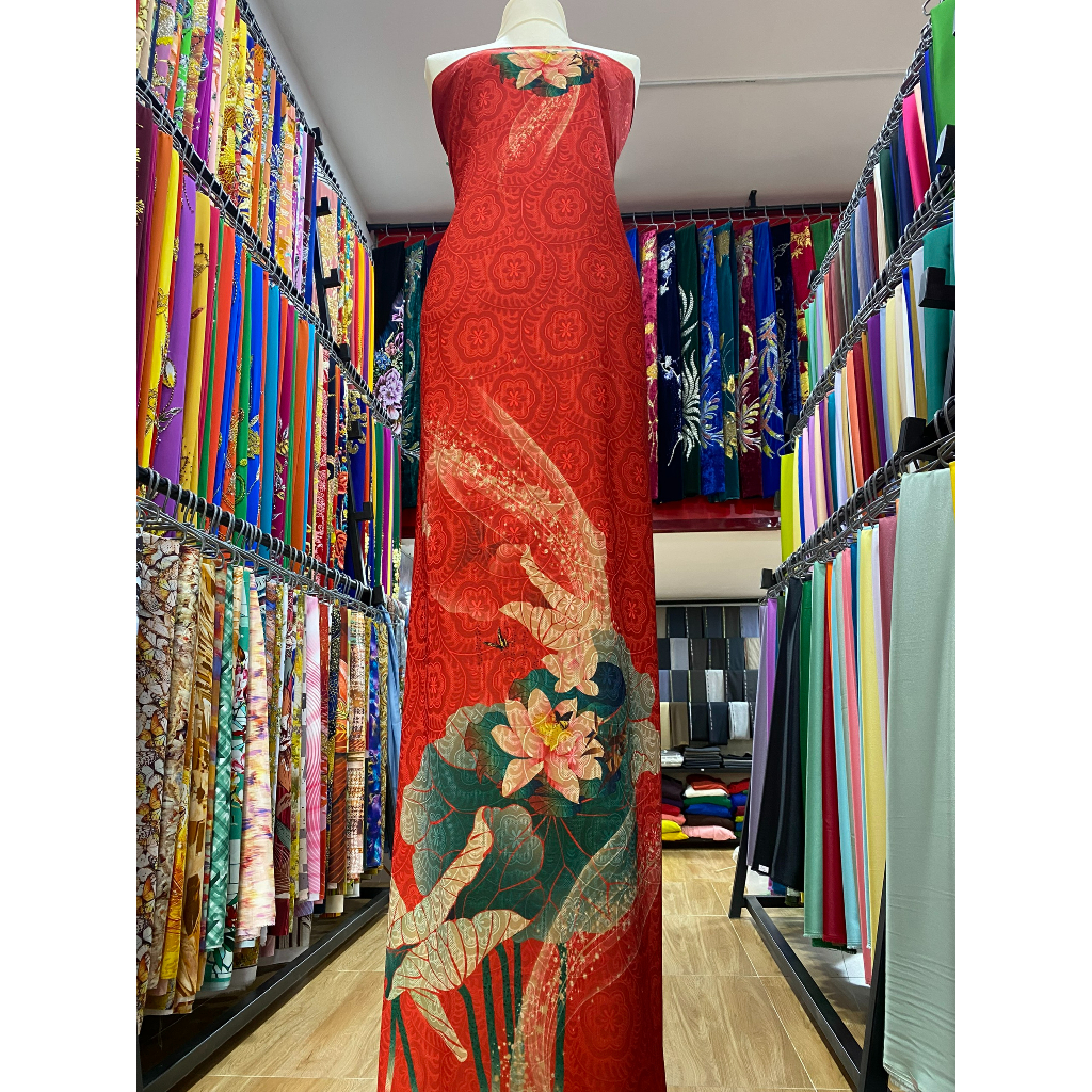 Lụa in thiết kế cao cấp