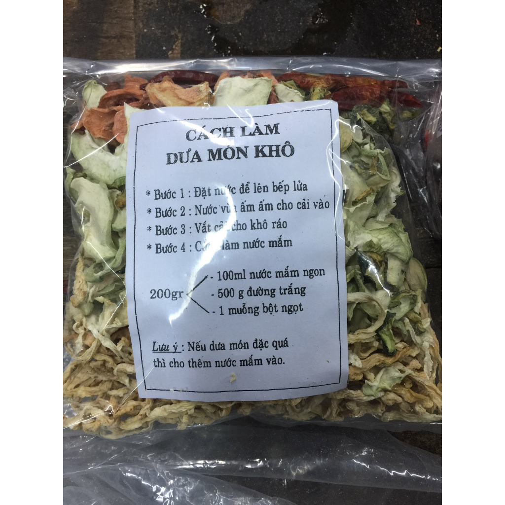 Dưa món sấy khô