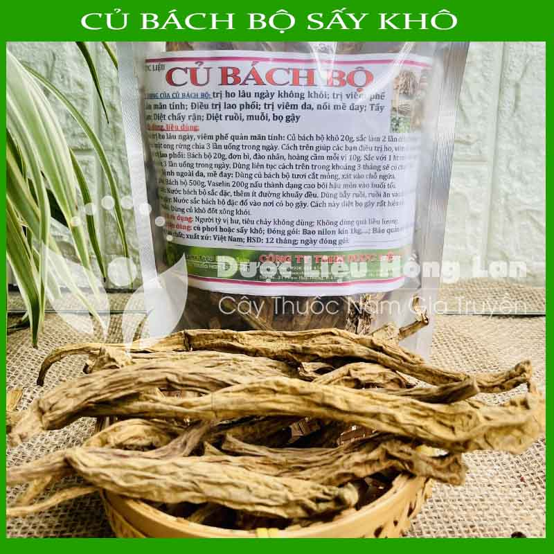 CỦ BÁCH BỘ (CỦ 30) khô sạch đóng gói 500gram
