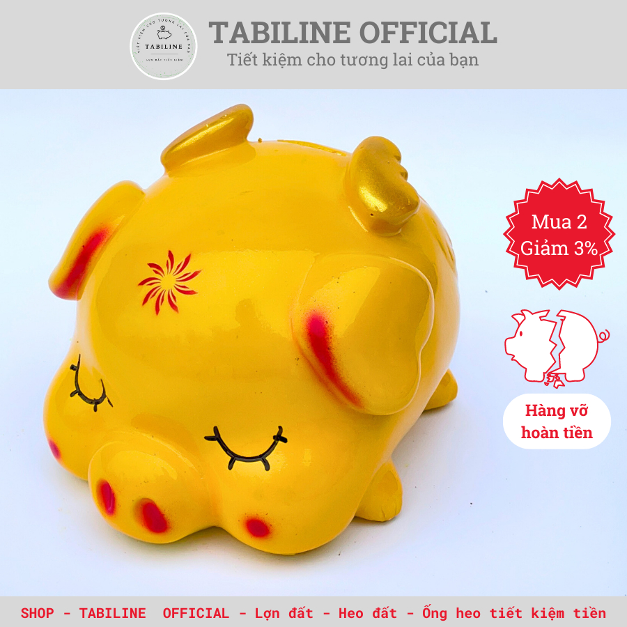Lợn đất heo đất ống heo tiết kiệm tiền TABILINE Cánh tiên thiền thần cute đáng yêu LD50