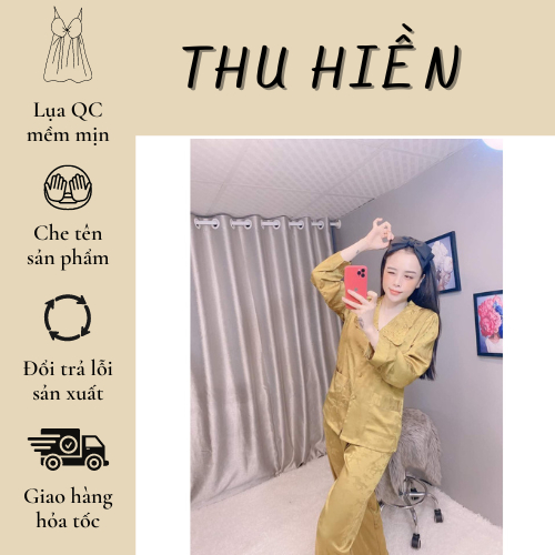 Pijama lụa gấm - Lụa Quảng Châu