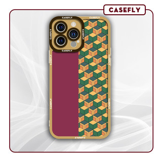 Ốp lưng iphone cạnh vuông Casefly Demon Slayer áo Tomioka 6plus/6s//7/7plus/8/8plus/x/xs/11/12/pro/promax