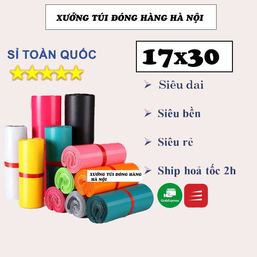 Túi Gói Hàng Túi Niêm Phong Tự Dính - Size 17x30 cm
