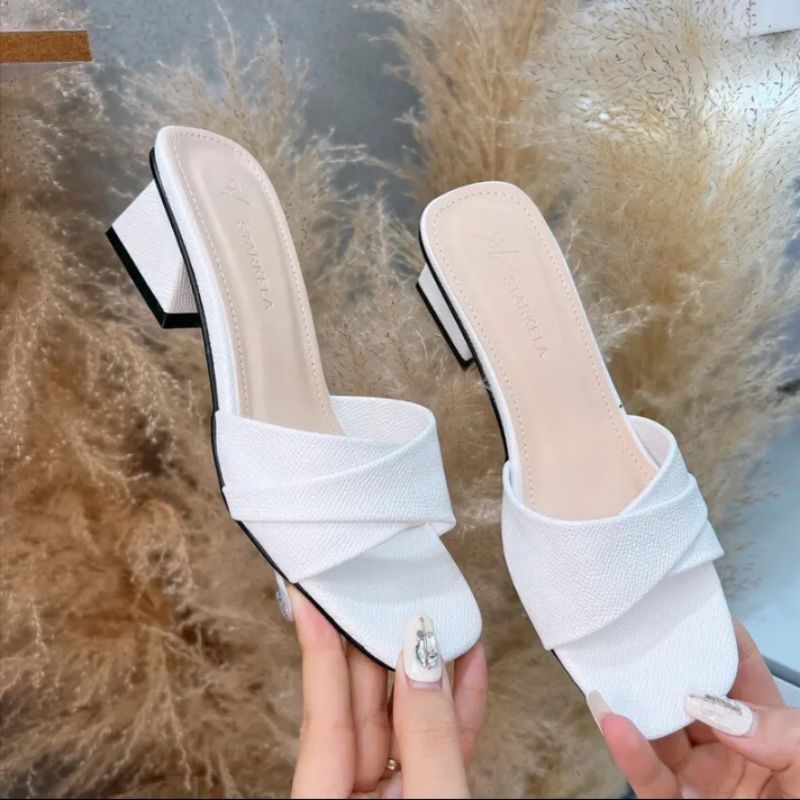 GUỐC CAO GÓT NỮ QUAI VÁT GÓT TAM GIÁC CAO 5CM