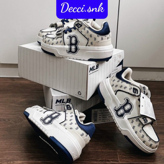Giày sneaker mlb chunky liner mid denim new york yankees ‘d.navy’ bản mới 2023-full box