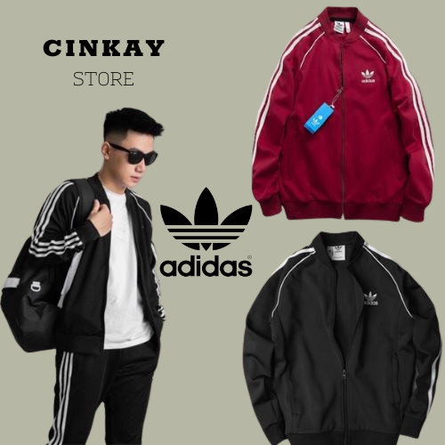 Áo khoác ADIDAS vải umi hàng chuẩn form , dày dặn , chất umi siêu đẹp 2 màu đen đỏ chuẩn CINKAY_STORE 712