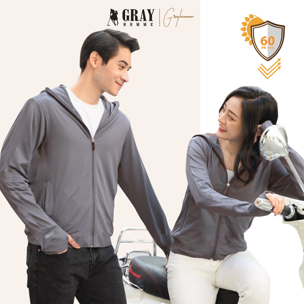 Áo chống nắng nam nữ unti UV GRAYHOMME Ultral Dry có lỗ thông hơi chống tia UV SUN001