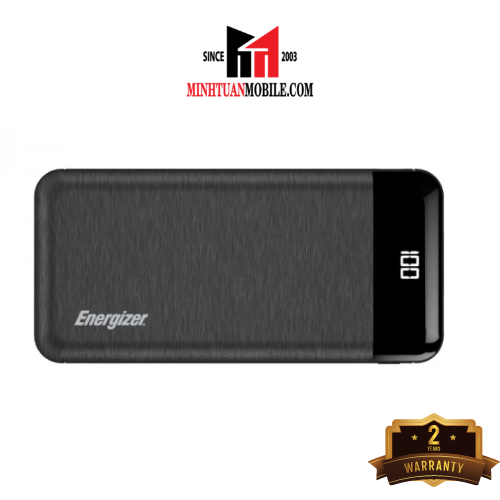 Pin sạc dự phòng Energizer 10.000 mAh 10.5W UE10058BK - Hàng Chính Hãng